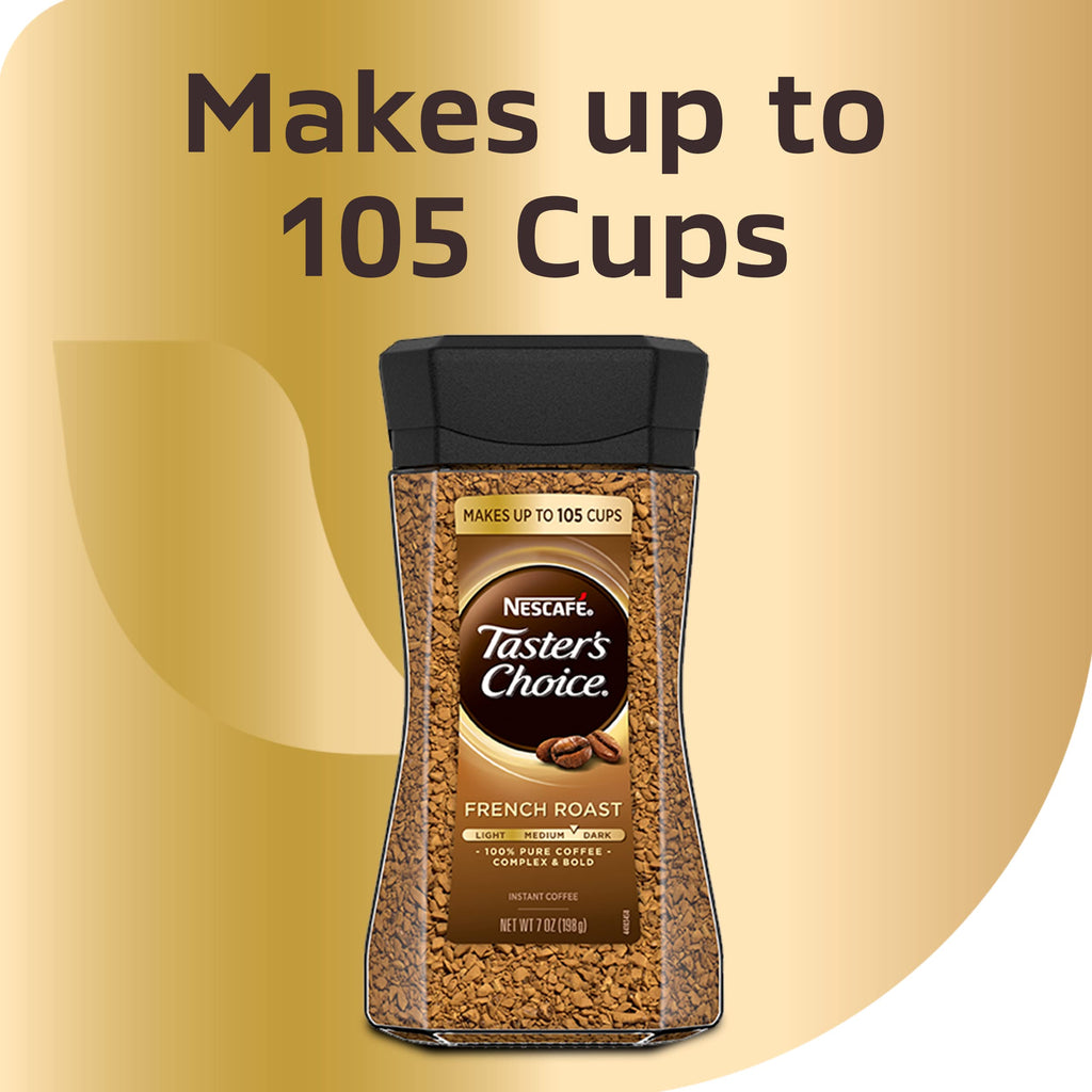 French Roast Instant Coffee 2 Bottles x 7 Oz H449235