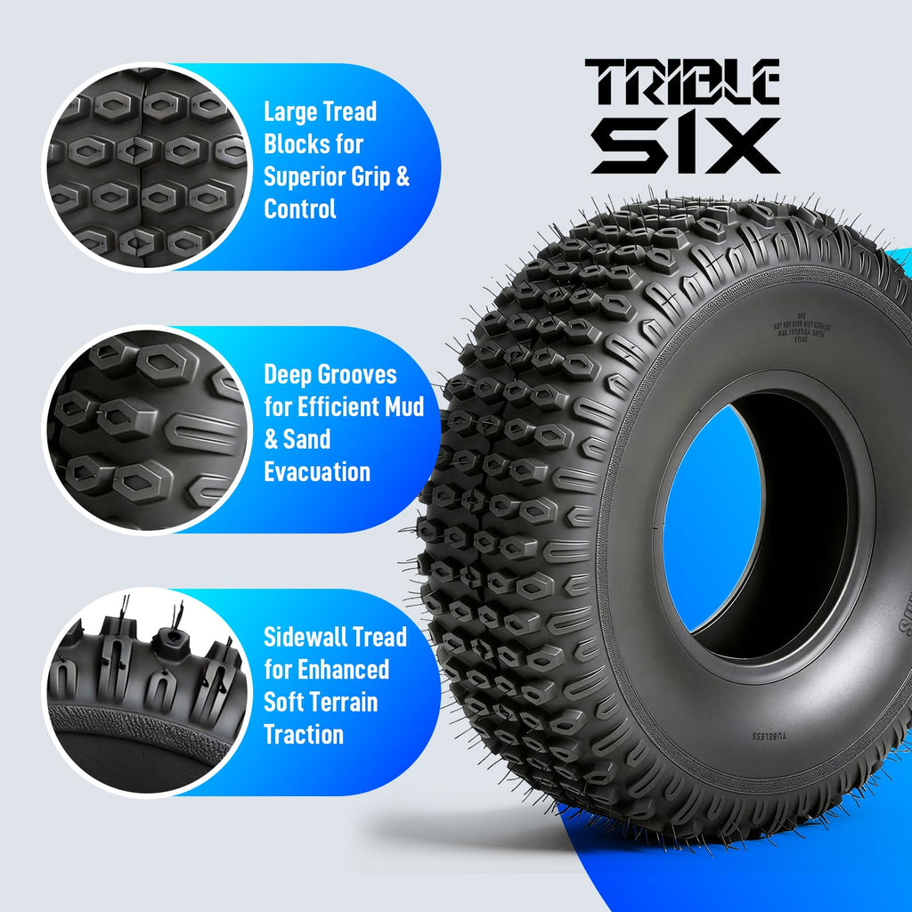 Set of 2 20x7-8 All-Terrain Tires V3175