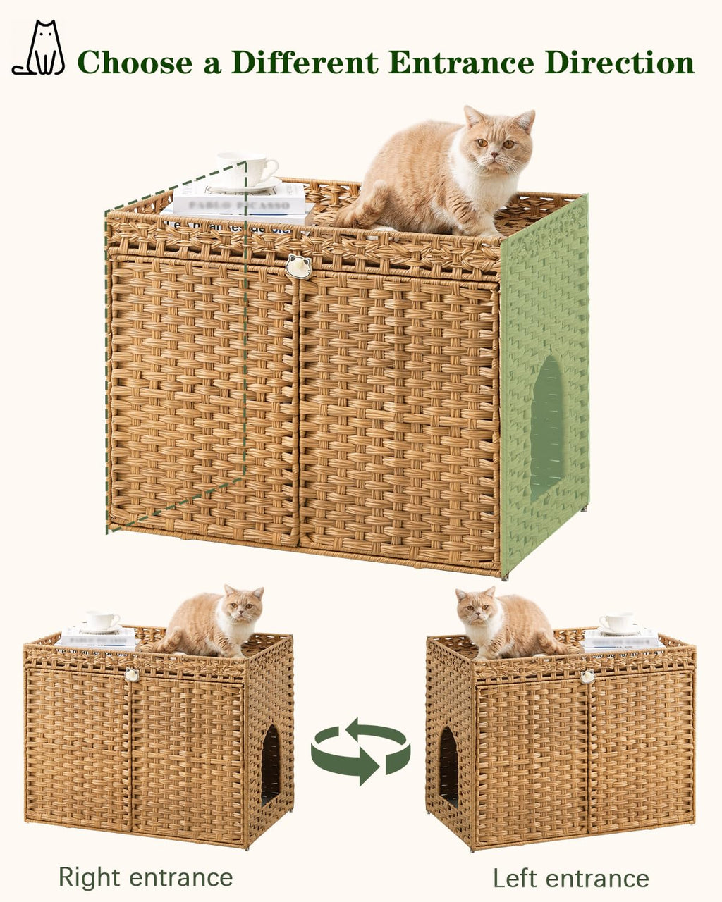 Cat Litter Box Enclosure F375