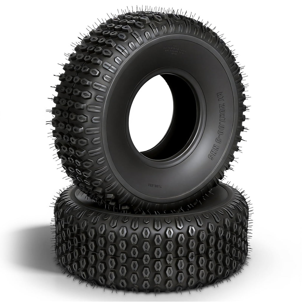 Set of 2 20x7-8 All-Terrain Tires V3175