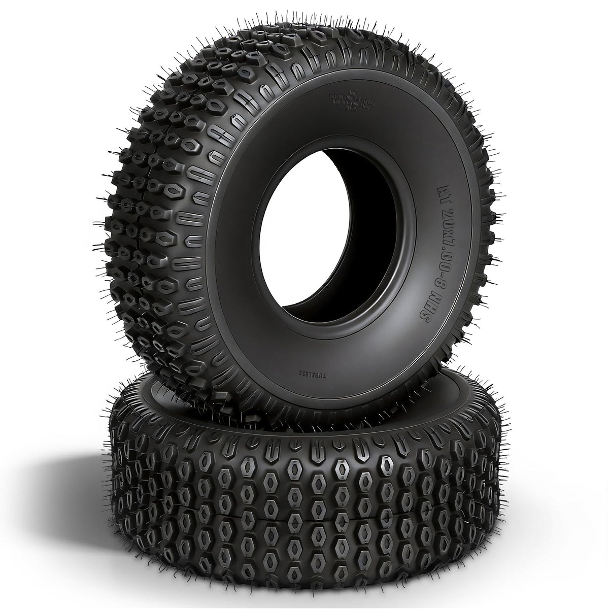 Set of 2 20x7-8 All-Terrain Tires V3175