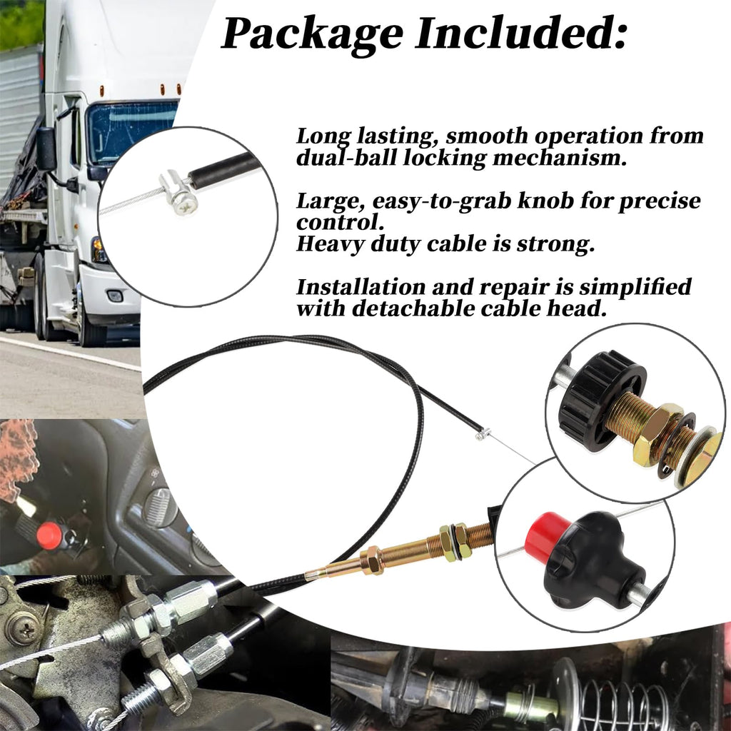 10FT Adjustable Locking Control Cable O201210