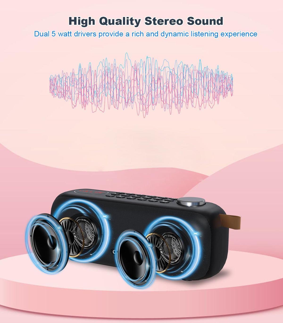 Portable Bluetooth Speaker FM Radio 10W E579