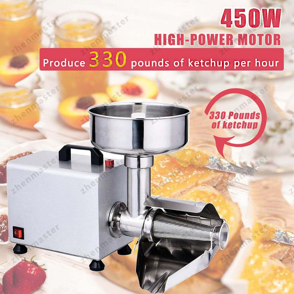 450W Stainless Steel Electric Tomato Strainer and Sauce Maker C900587