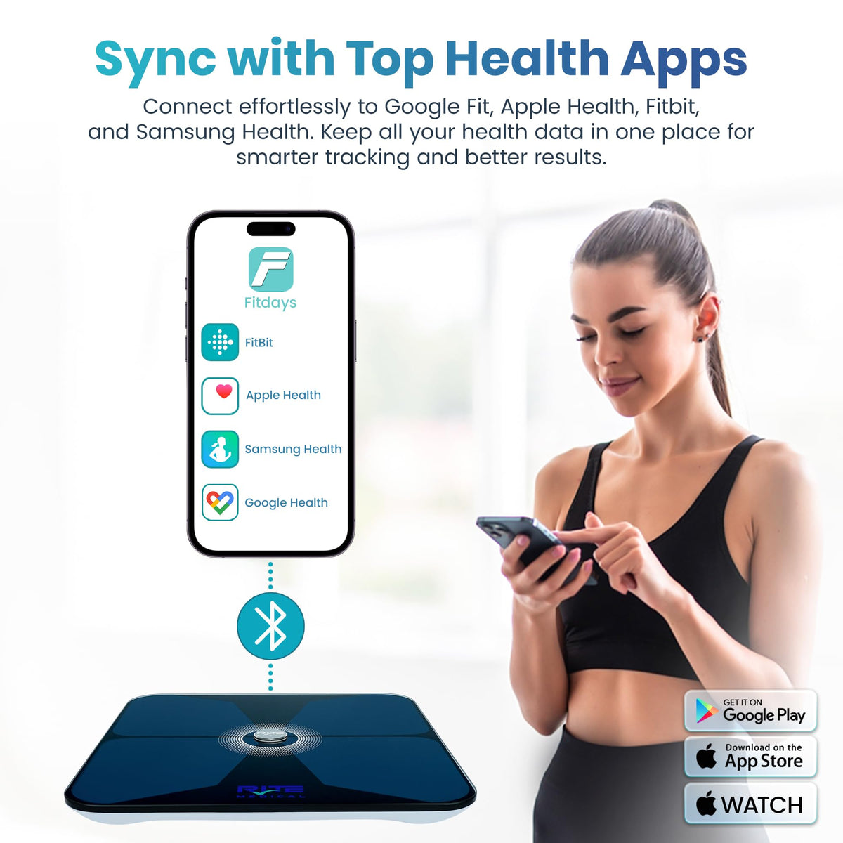 Digital Body Weight Scale with Mobile App G183