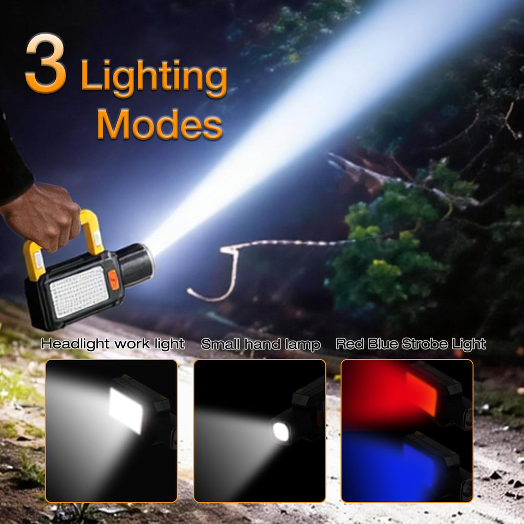 LED Rechargeable Magnetic Work Light 1000 Lumens 5 Mode 1 Pack T4173