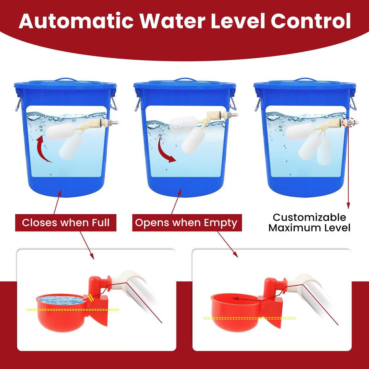 Automatic Chicken Waterer 8 Cups U892149