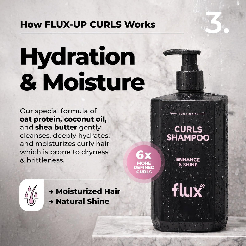 Curly Hair Shampoo & Conditioner Set Sulfate-Free 8 fl oz V57074