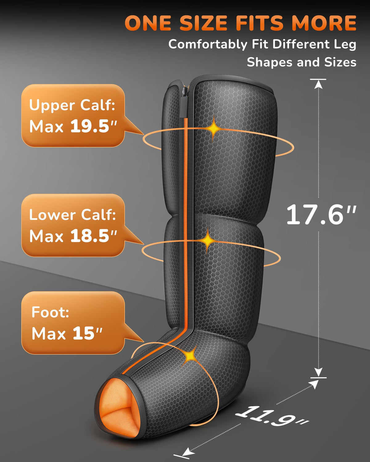 Air Compression Leg Massager with Heat Y56977