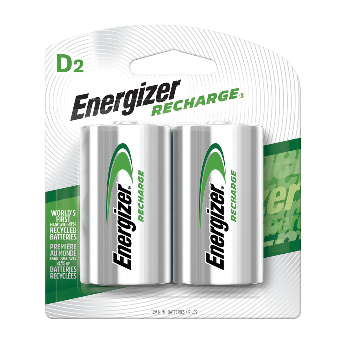 Rechargeable D Batteries 2 Pack G688268