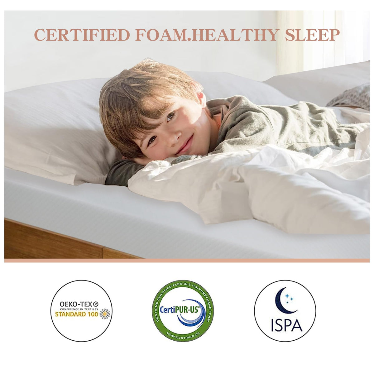 5 Inch Medium Firm Gel Memory Foam Twin Mattress N790518