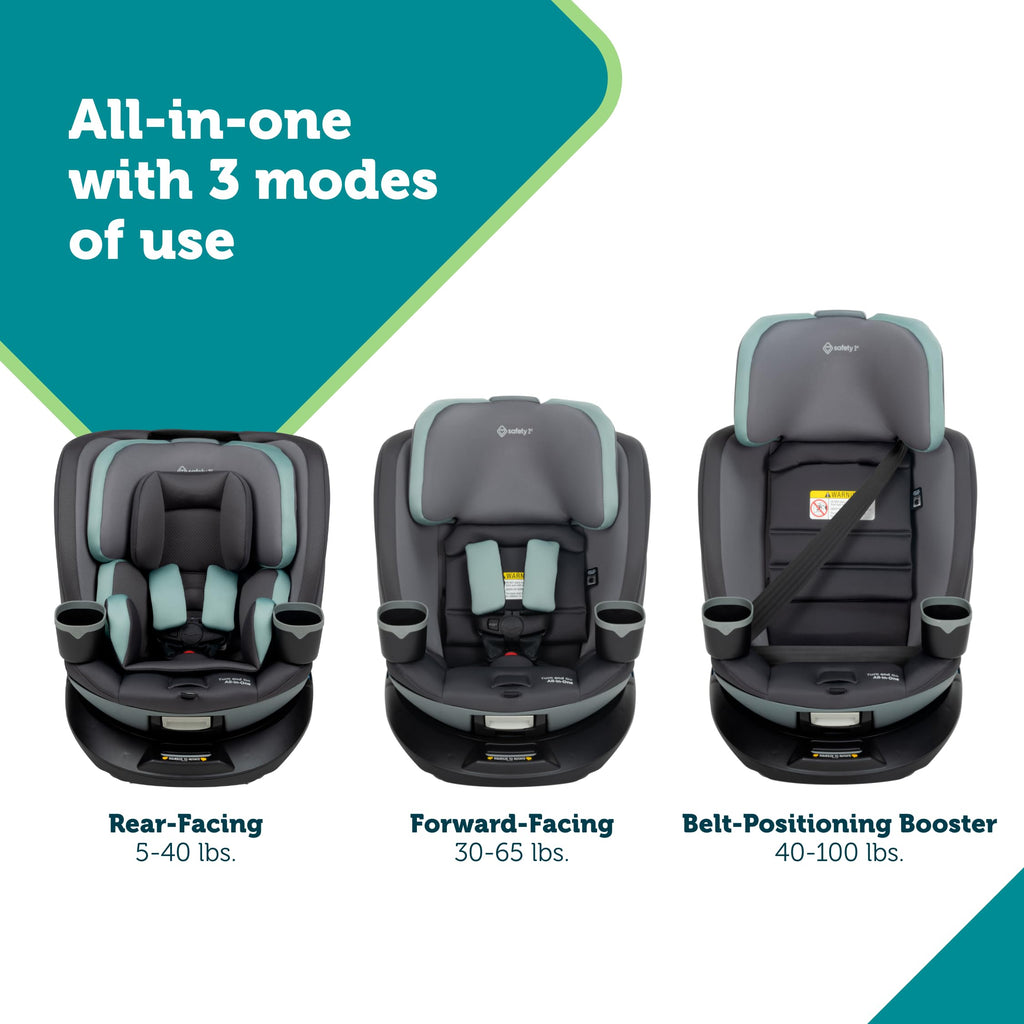 360 Rotating Convertible Car Seat, 5-100 lbs J129