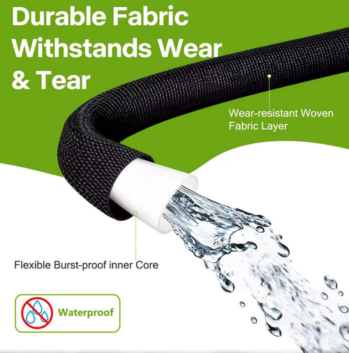 100 ft x 5/8 in Black All-Weather Garden Hose U241