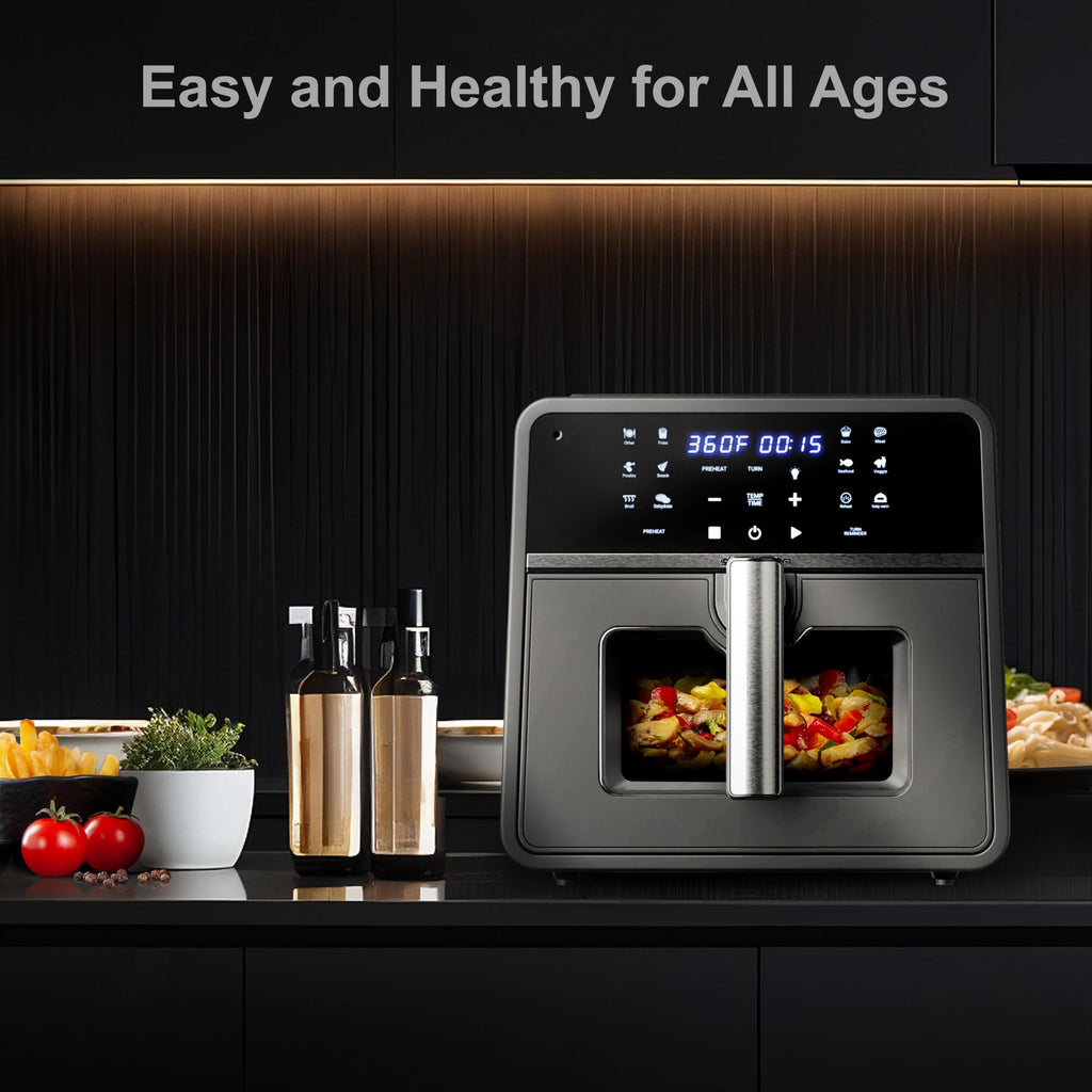 6-in-1 10QT Nonstick Air Fryer 1700W Z9209