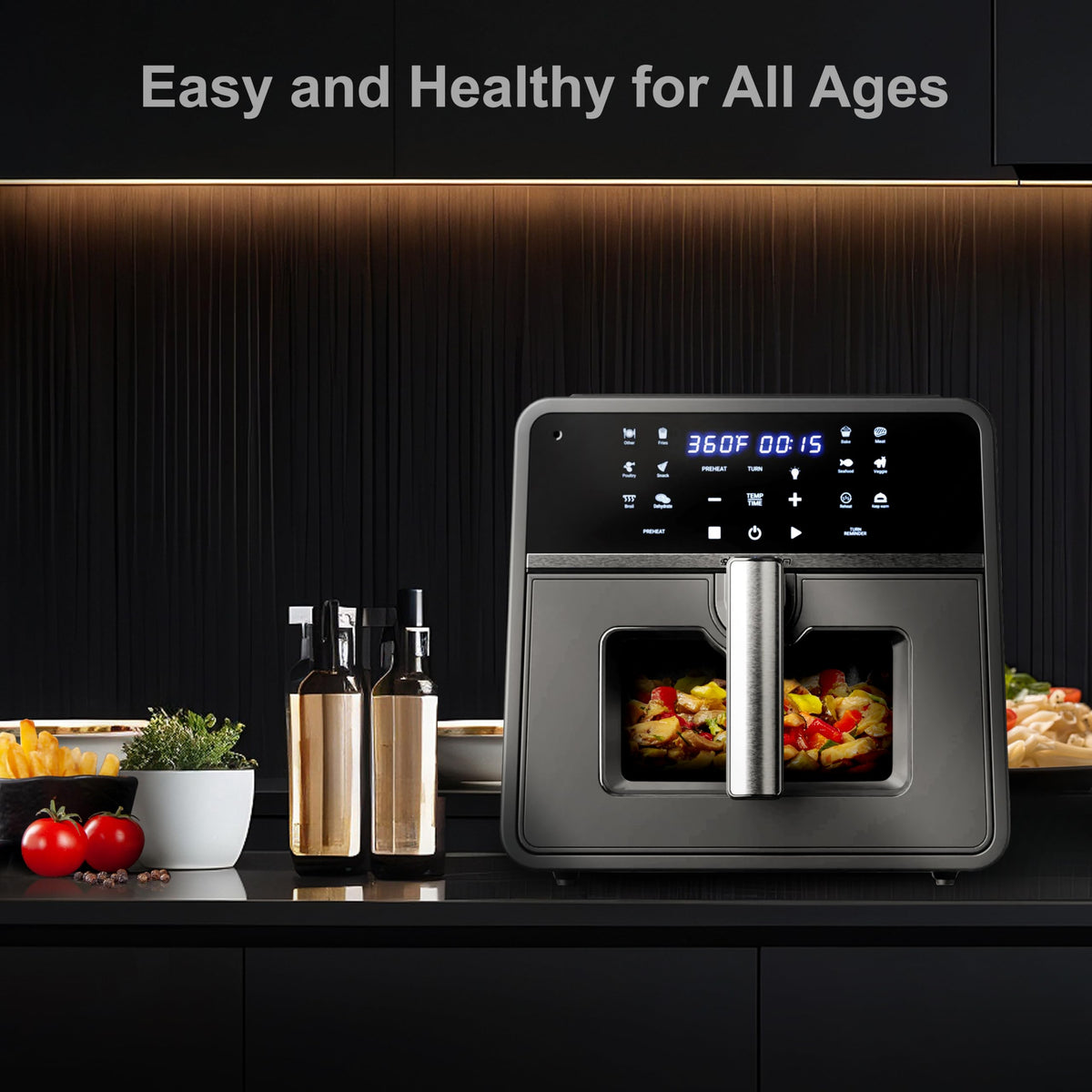 6-in-1 10QT Nonstick Air Fryer 1700W Z9209