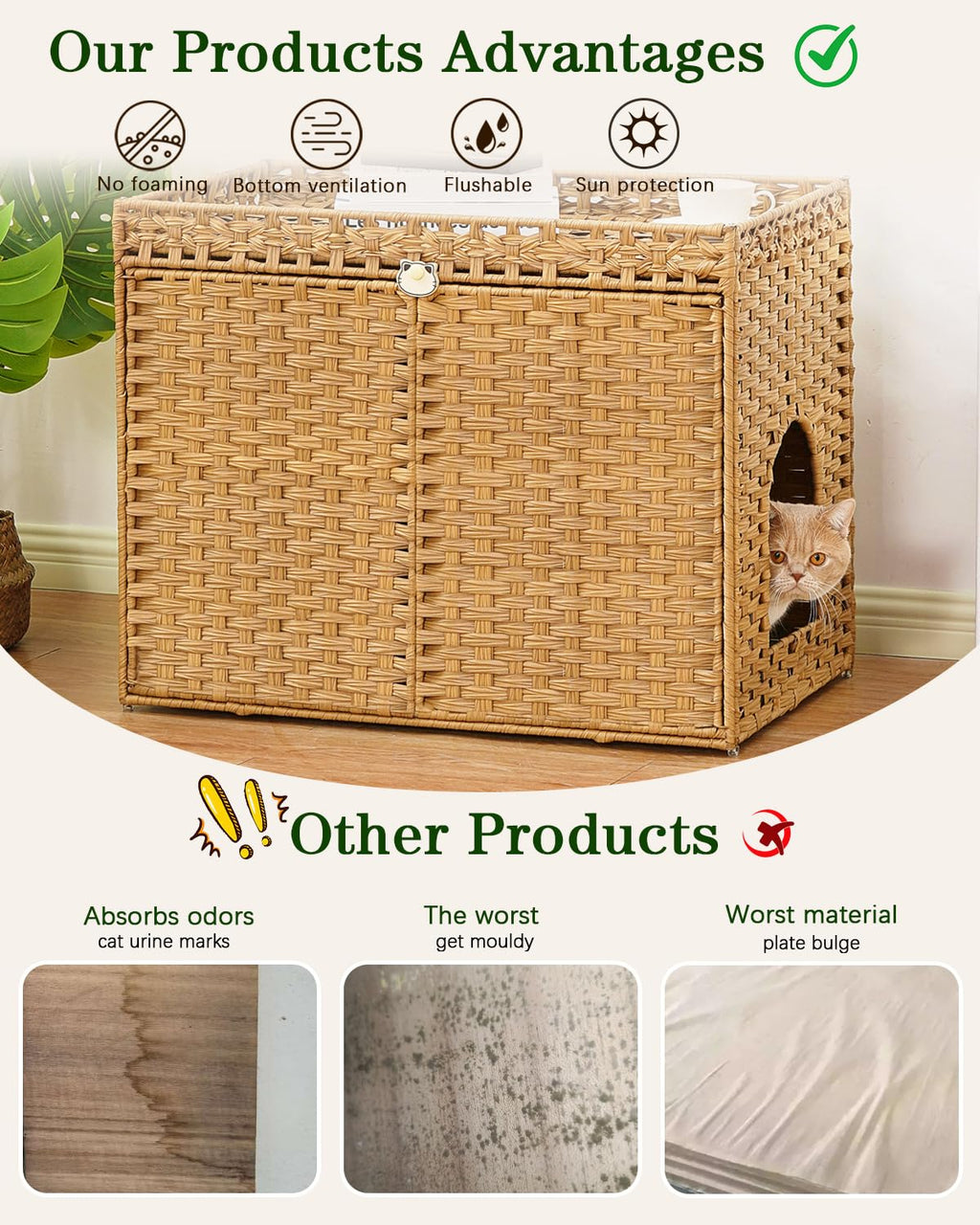 Cat Litter Box Enclosure F375