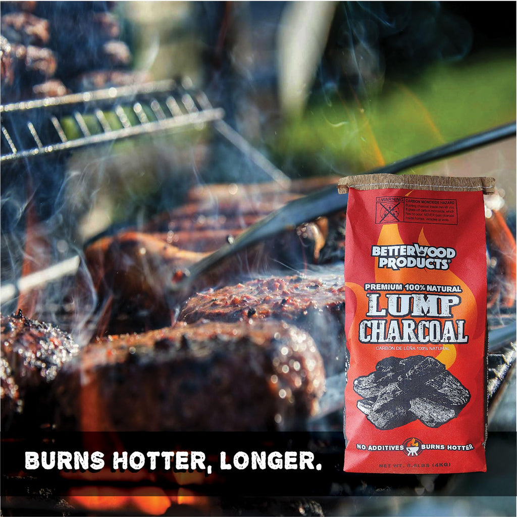 100% All Natural Hardwood Lump Charcoal 17.6 Pounds U217