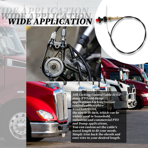 10FT Adjustable Locking Control Cable O201210