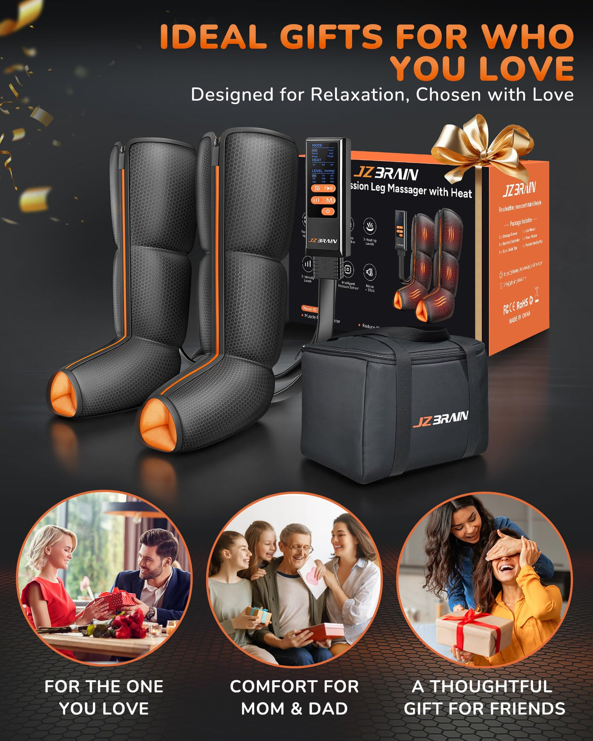 Air Compression Leg Massager with Heat Y56977