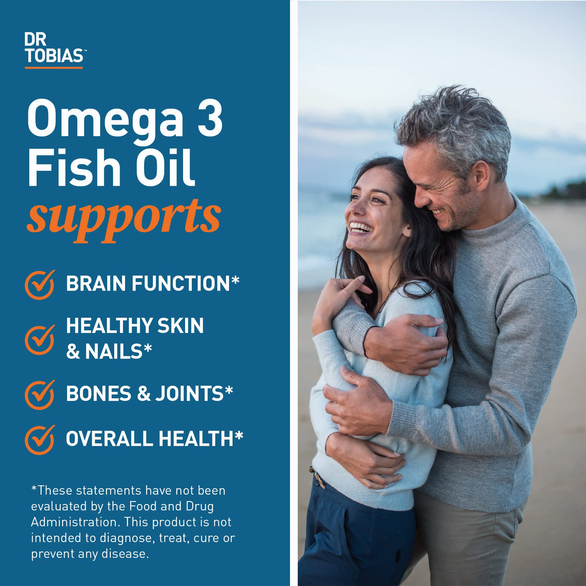 Omega 3 Fish Oil & Lung Health Supplements, 60 Capsules Z62285