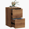 2 Drawer Wood File Cabinet with Hanging Bars V318