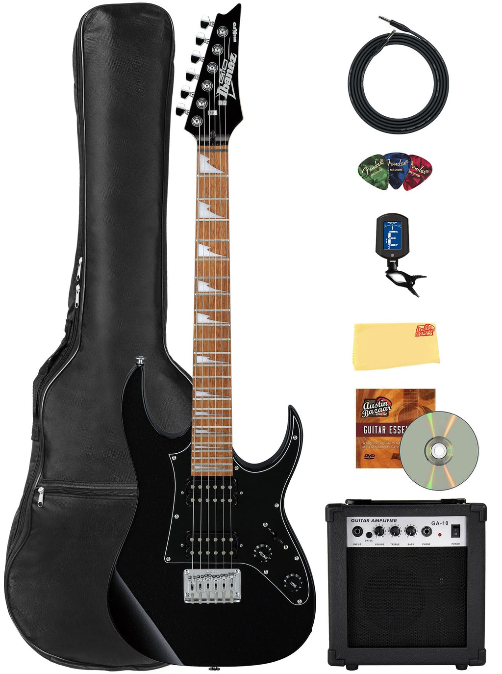 Black Short-Scale Electric Guitar B3269