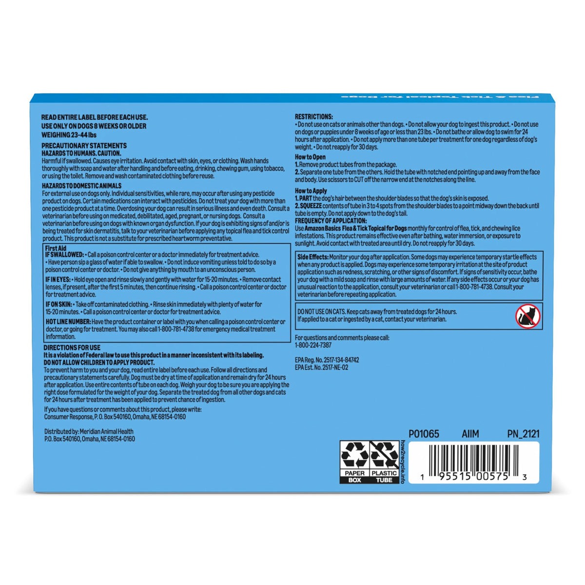 Flea and Tick Topical Treatment for Medium Dogs 3 Count Q74939
