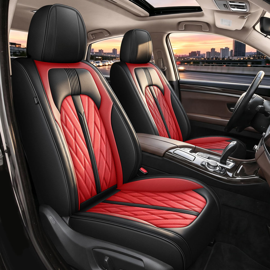 Leather Full Set 5 Seats Seat Covers W9843