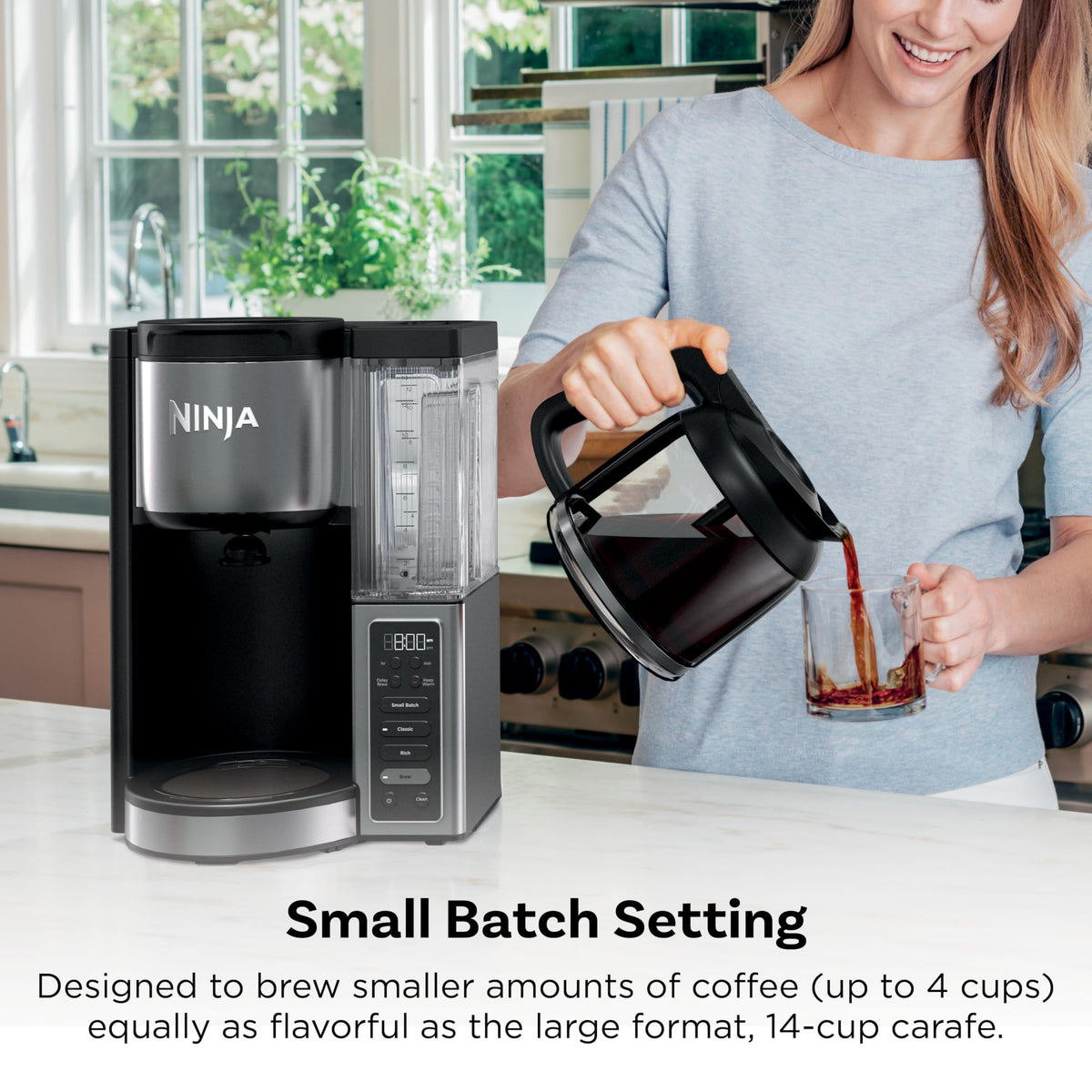14 Cup Glass Carafe Stainless Steel Coffee Maker J316