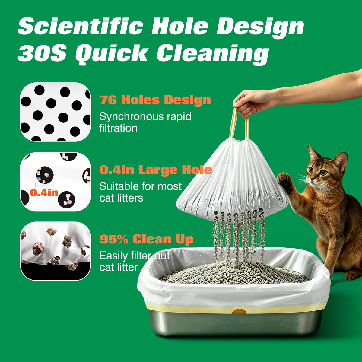 Sifting Litter Box Liners 14 Count Y808957