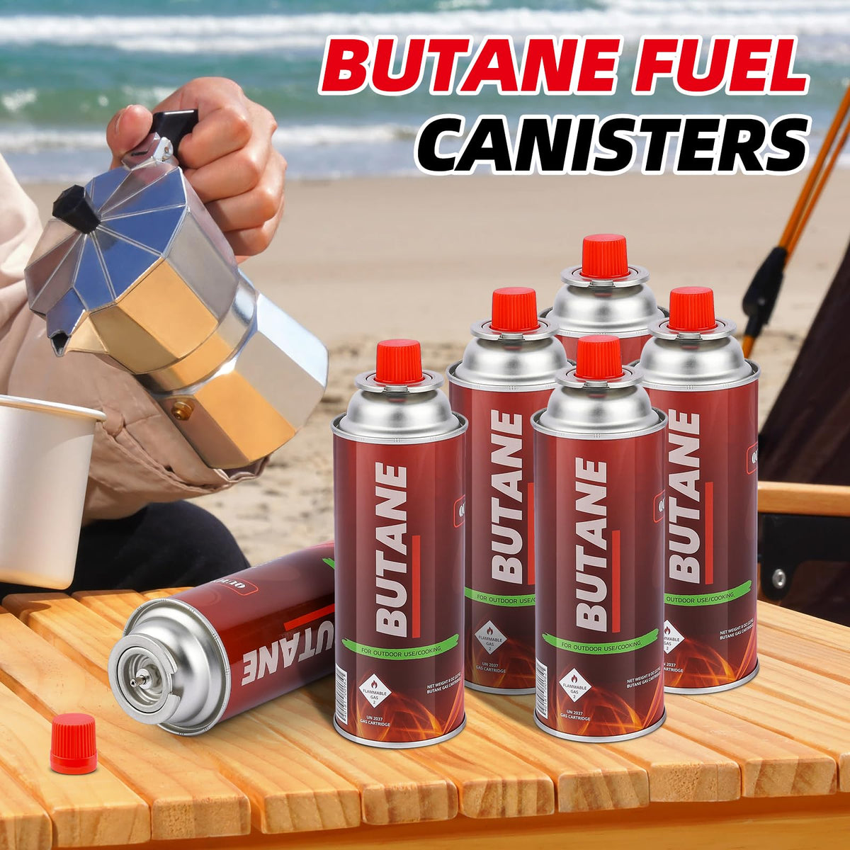 Butane Fuel Canisters 24 Pack M80888