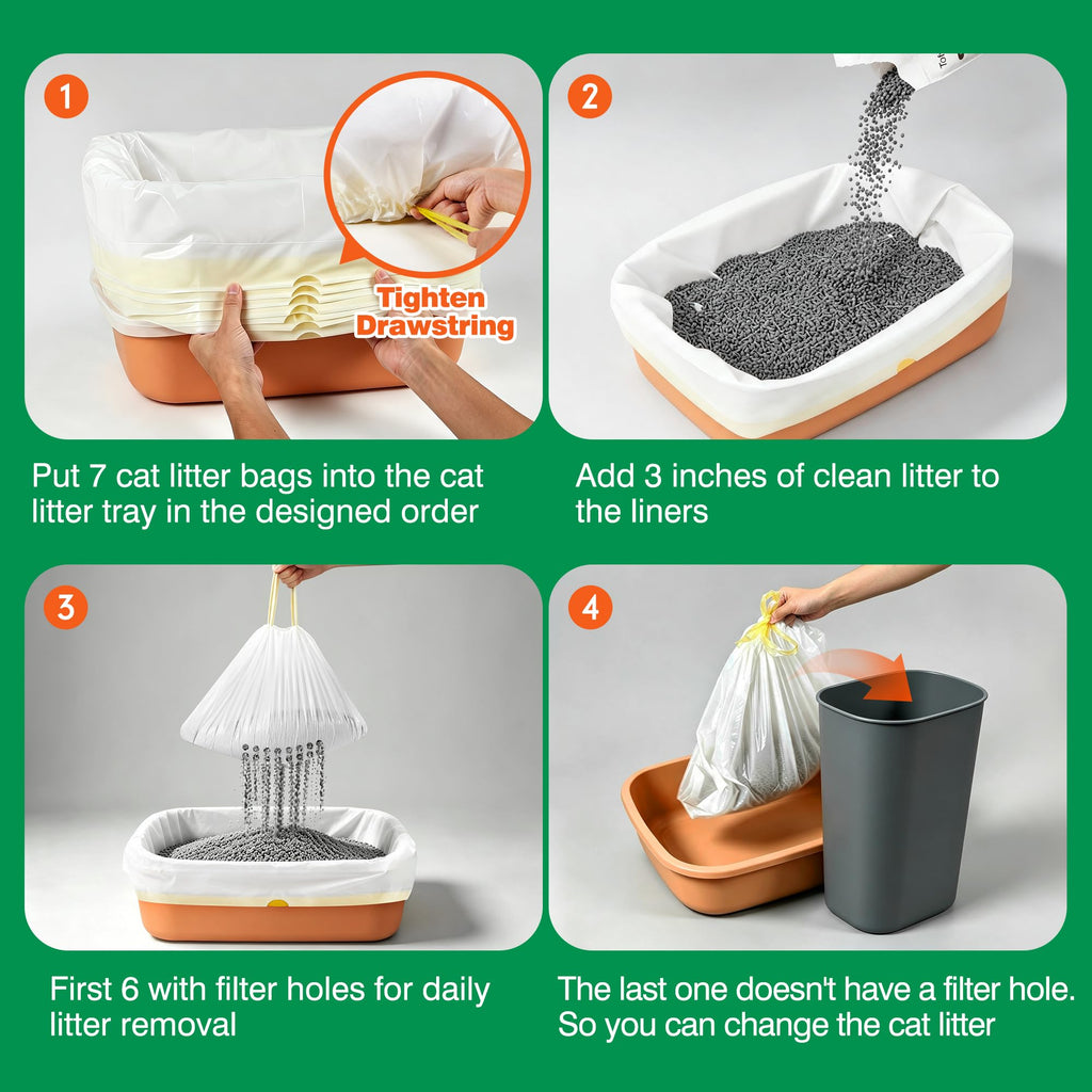 Sifting Litter Box Liners 14 Count Y808957