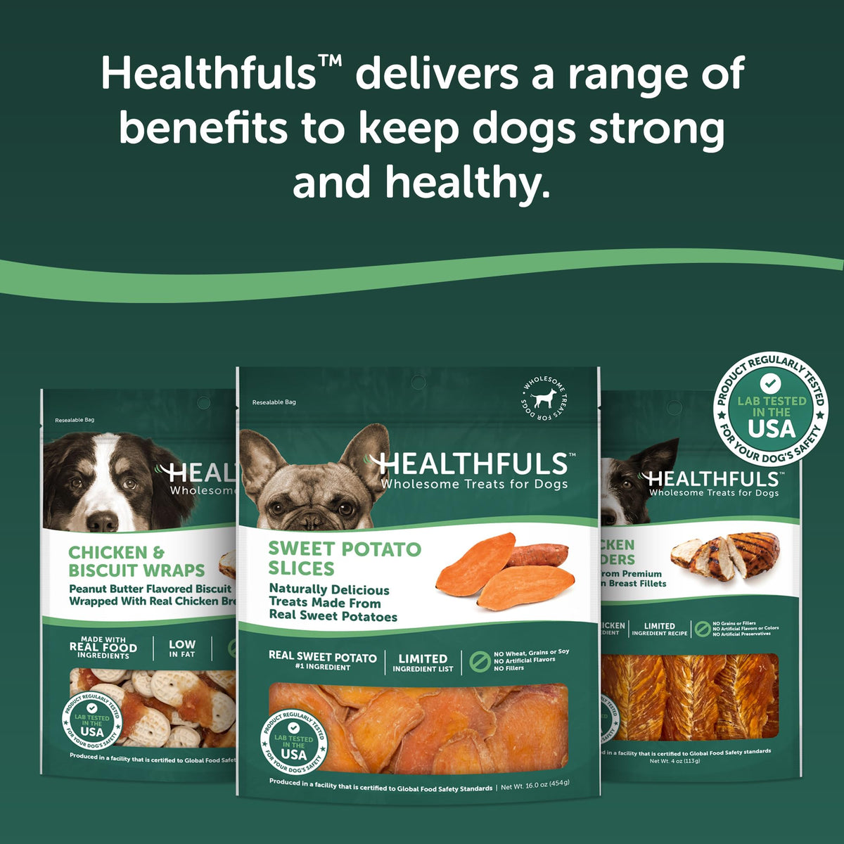 Dried Sweet Potato Slices Dog Treats 16 oz V476339