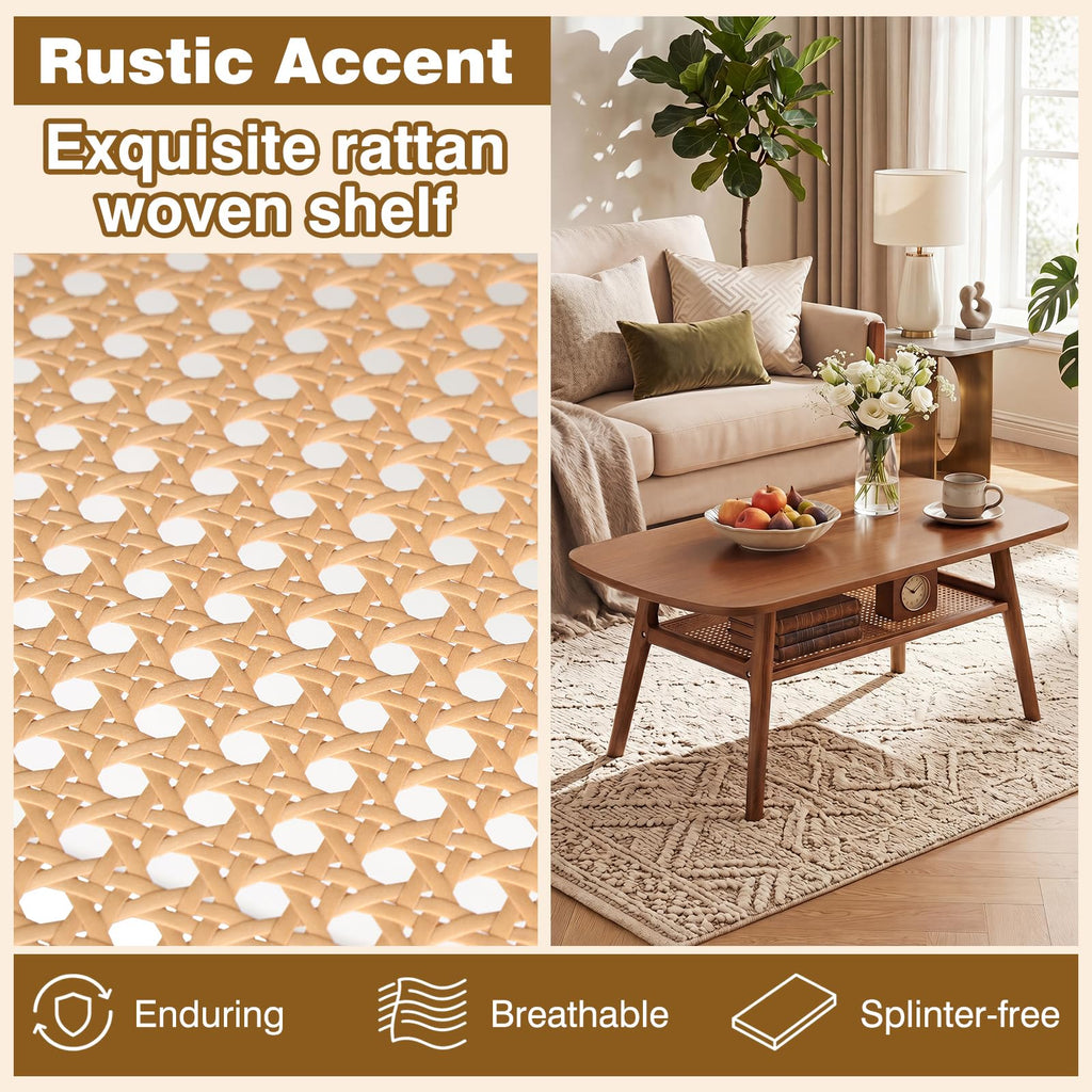 Rattan Wood Coffee Table R40540