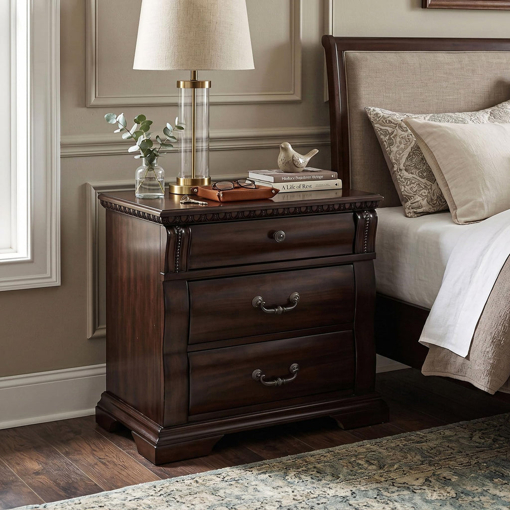 3-Drawer Nightstand D91347