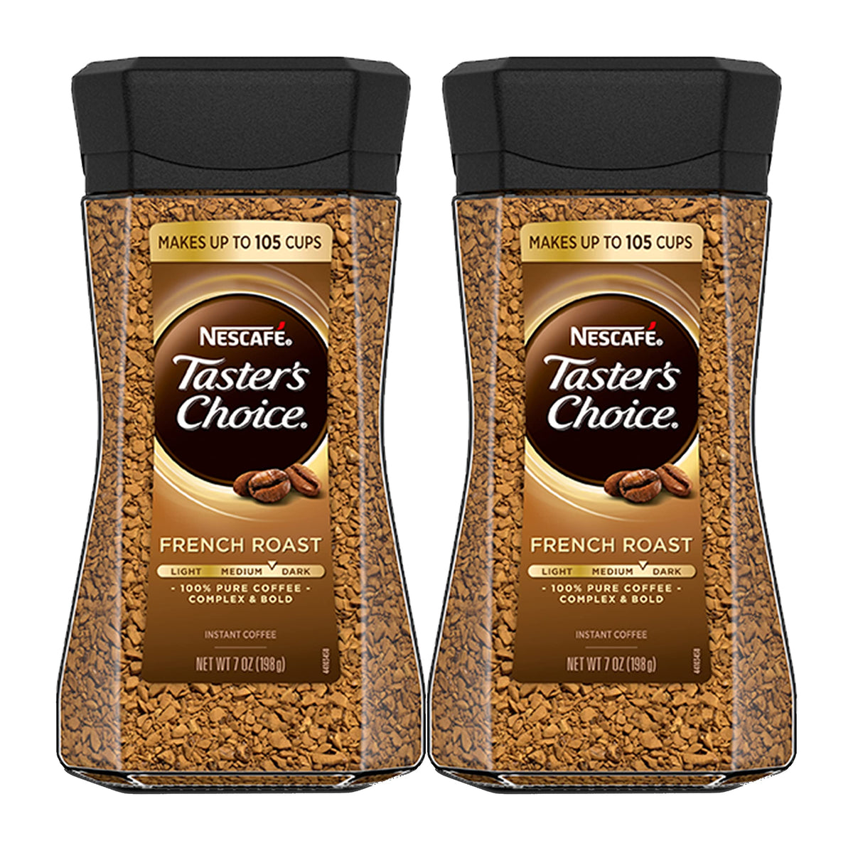 French Roast Instant Coffee 2 Bottles x 7 Oz H449235