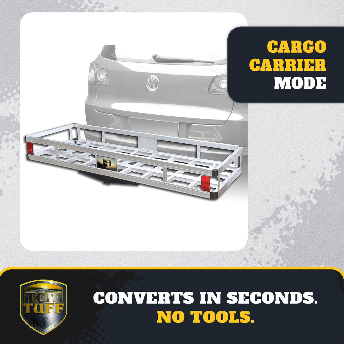 60 in Aluminum Hitch Carrier 500 lb Y19039