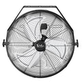 20 Inch High Velocity 3 Speed Black Wall-Mount Fan Y7698