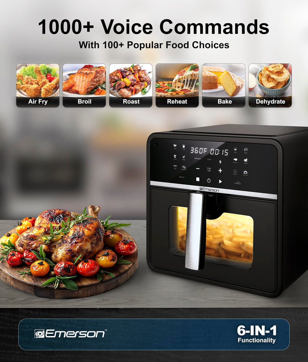 6-in-1 10QT Nonstick Air Fryer 1700W Z9209