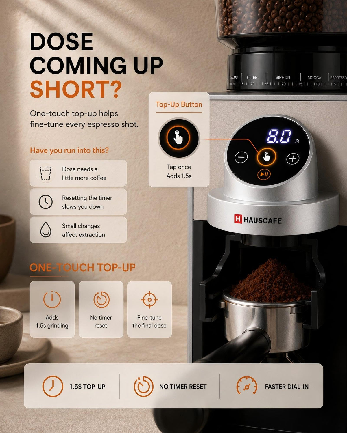 Electric Burr Coffee Grinder with 51 Grind Settings X602060