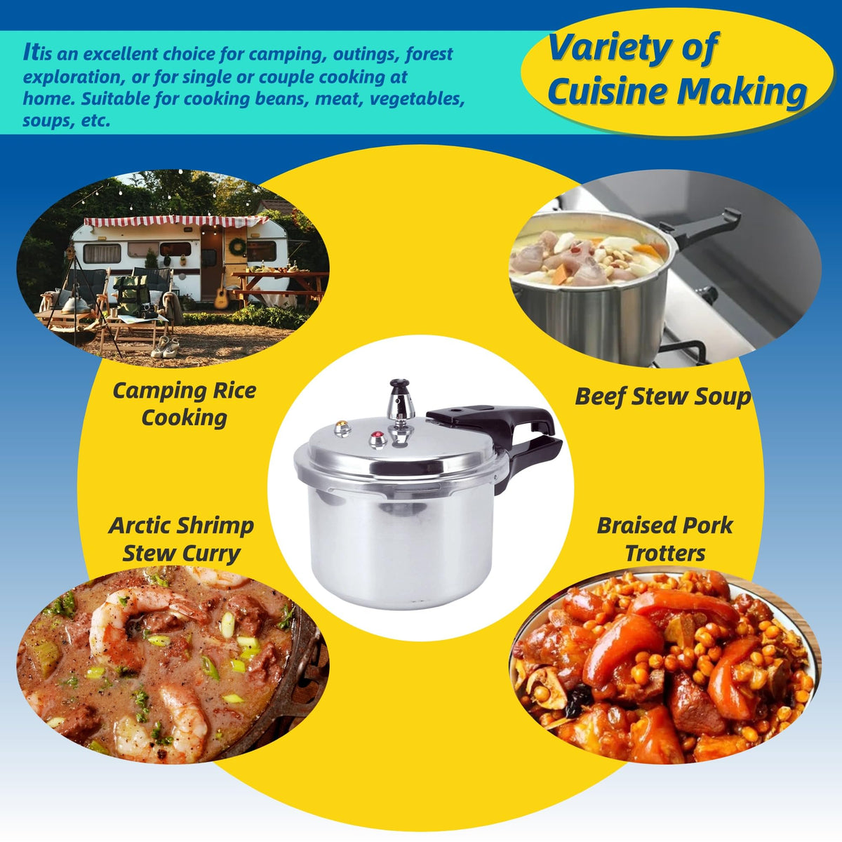 3L Stainless Steel Pressure Cooker A495