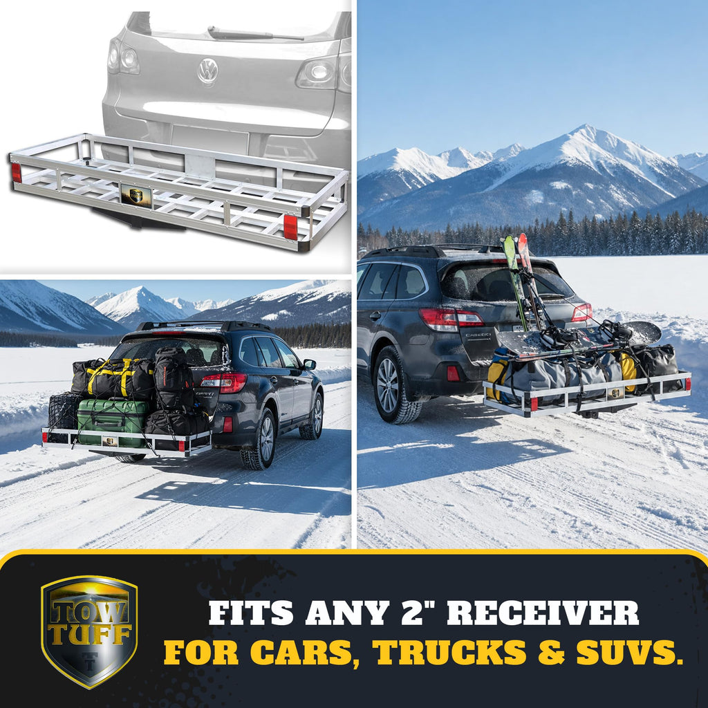 60 in Aluminum Hitch Carrier 500 lb Y19039