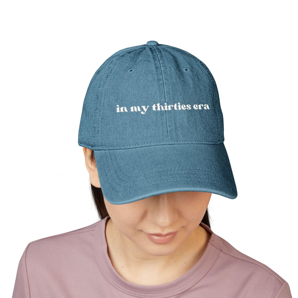 Embroidered Denim Hat D41425