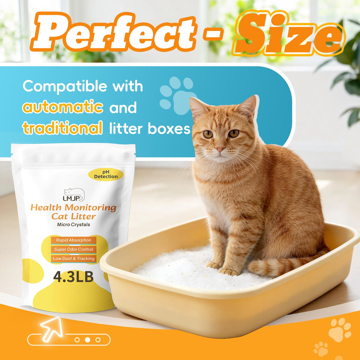 Cat Litter, Non Clumping, 17.2LB W9182