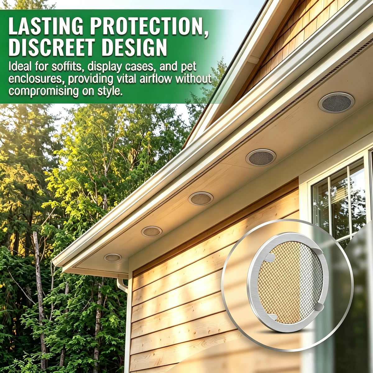 1" Round Open Screen Vent 6 Pack W91727